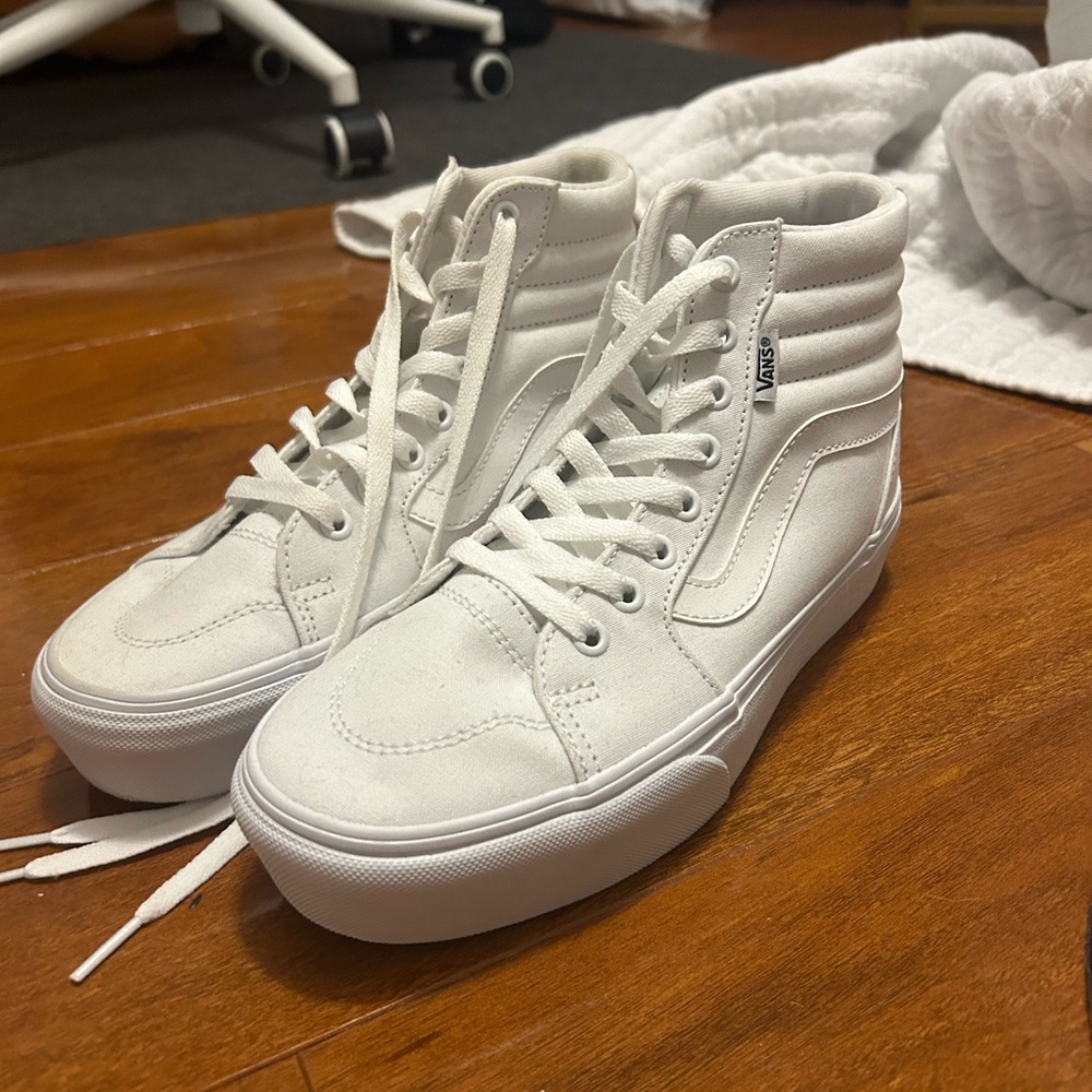 Brand New White High Top Vans